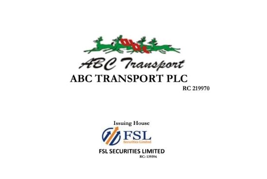ABC Transport Plc Rights Issue